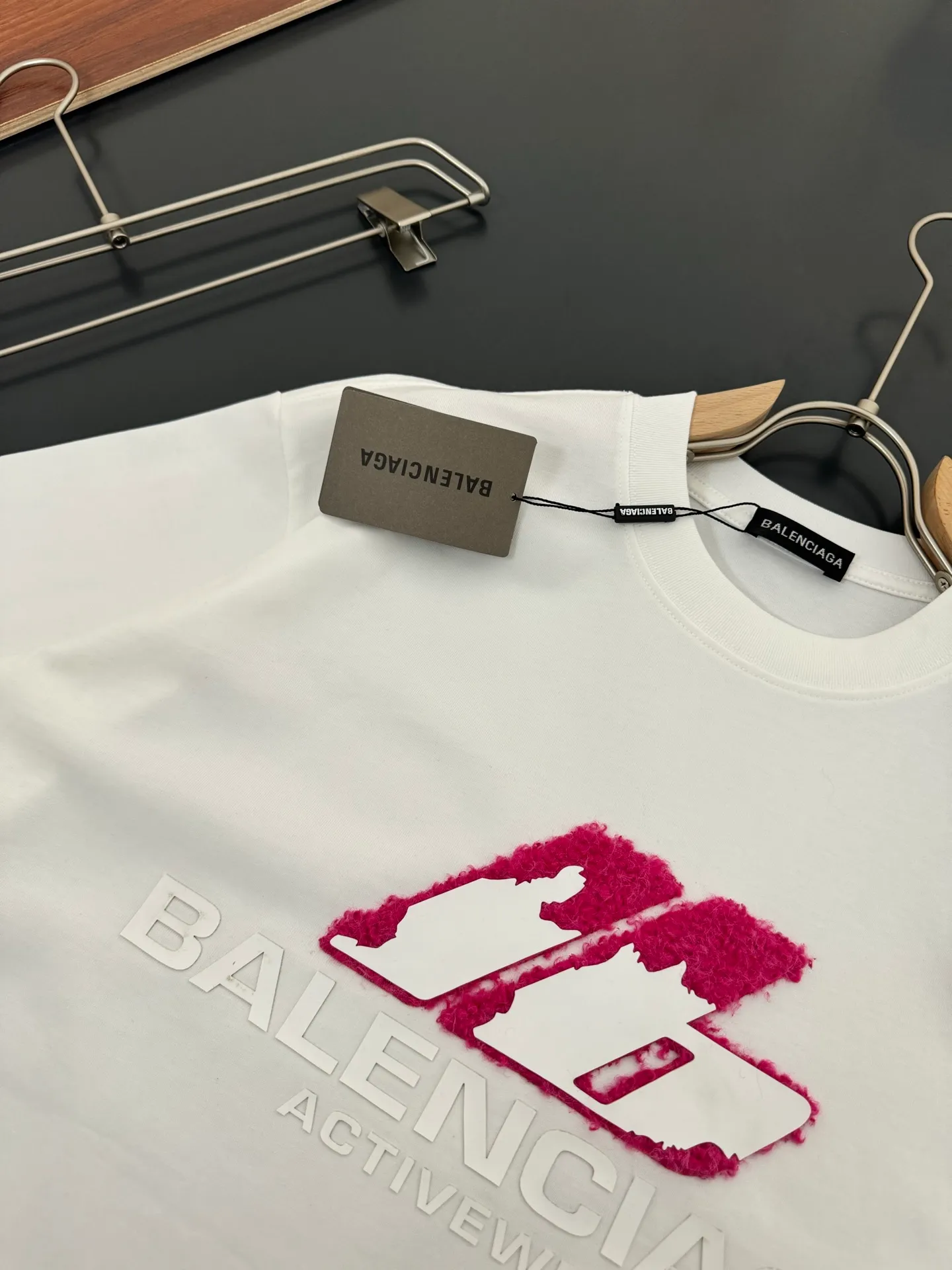 Balenciaga* *320g t Breathable logo New Arrival t ， ， Versatile ：Black White Sizes：S M L XL XXL
